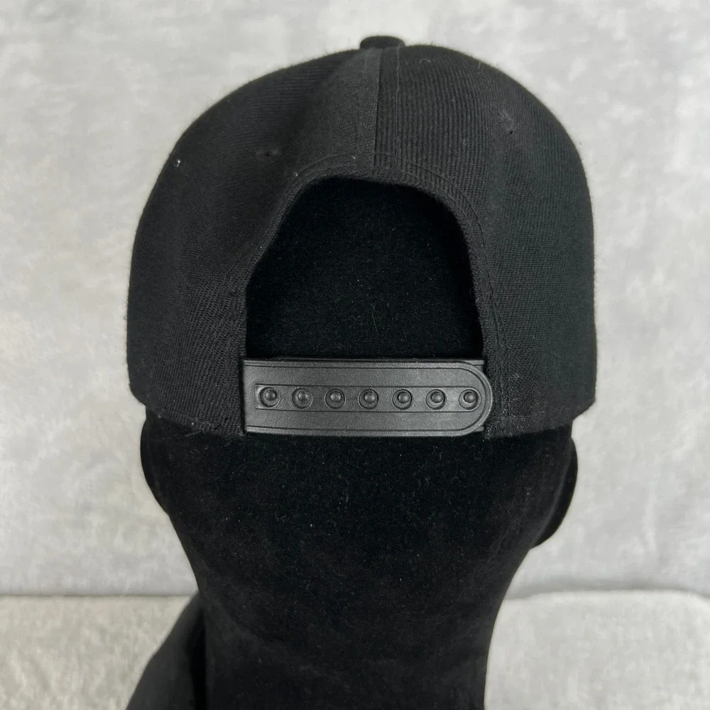 Nintendo Super Mario Bros Snapback Hat Black Luigi Retro Gamer Video Game Cap